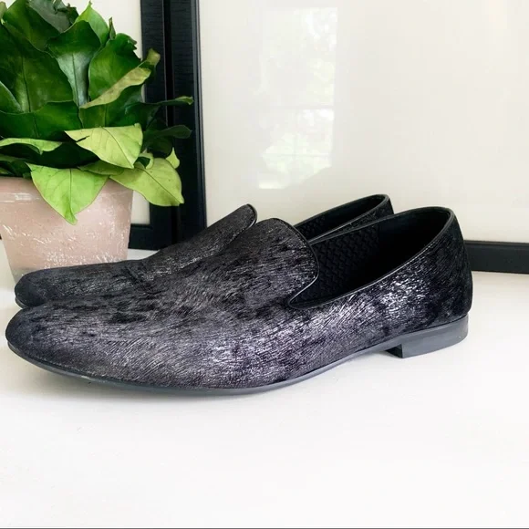 Giorgio Brutini Black Loafers with Silver Detailing Amazon.com | Giorgio Brutini Men main image 4